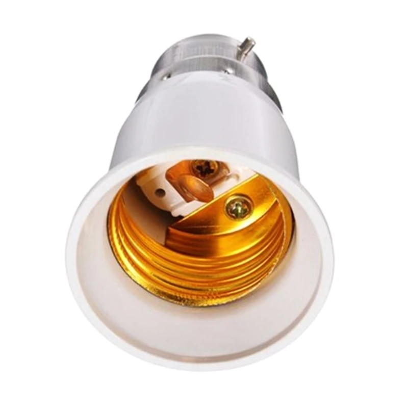 1 Set B22 a E27 Convertitore da baionetta a vite Adattatore base lampada Drosphip