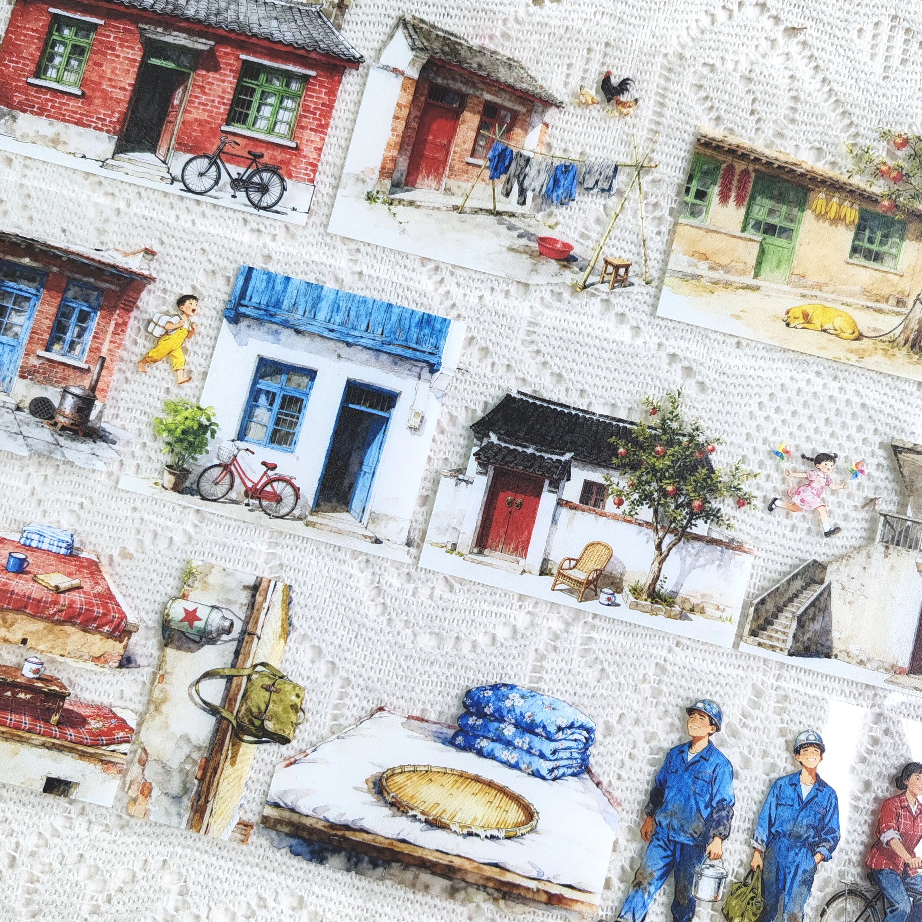 

Pet Tape Journal 80s House Characters Landscaping Childhood Memories Characters House Landscaping Decoration Card Sticker