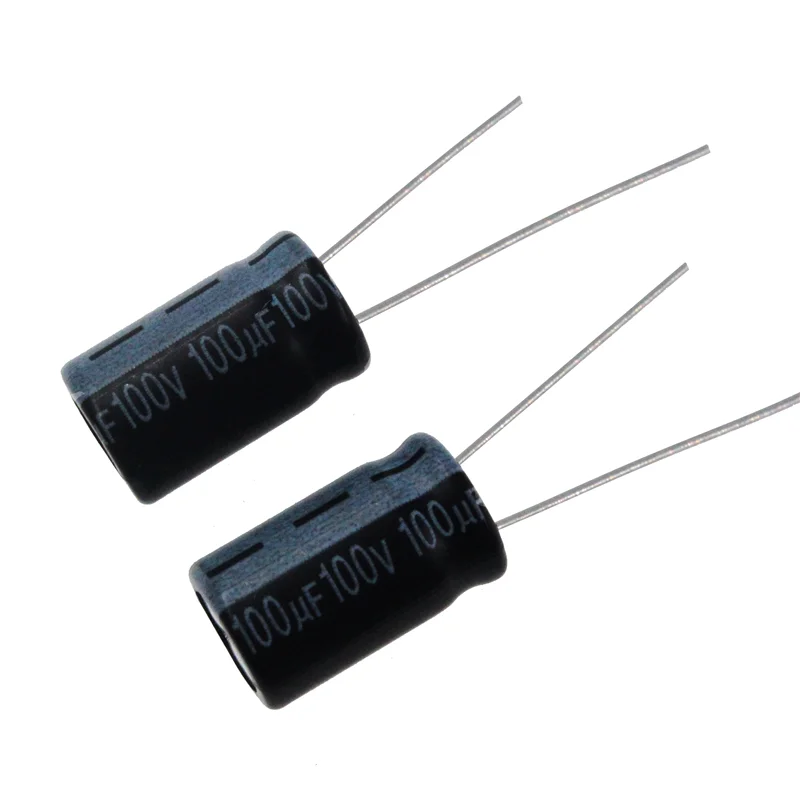 100MFD 10pcs 100uF 100V 100Volt Alumínio 100mf100v 10*16mm Radial Capacitor Eletrolítico 100uf100v 100v100mf 100v100uf