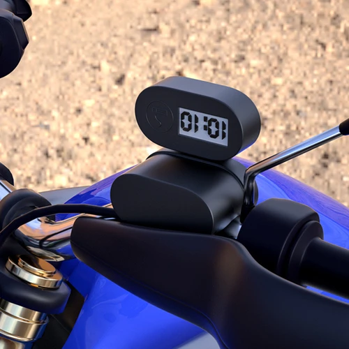 Imagen 2 del producto Adaptador de puerto USB Dual para Moto, fuente de alimentación multifunción, carga rápida, encendedor de cigarrillos, reloj, voltímetro, accesorios para motocicleta