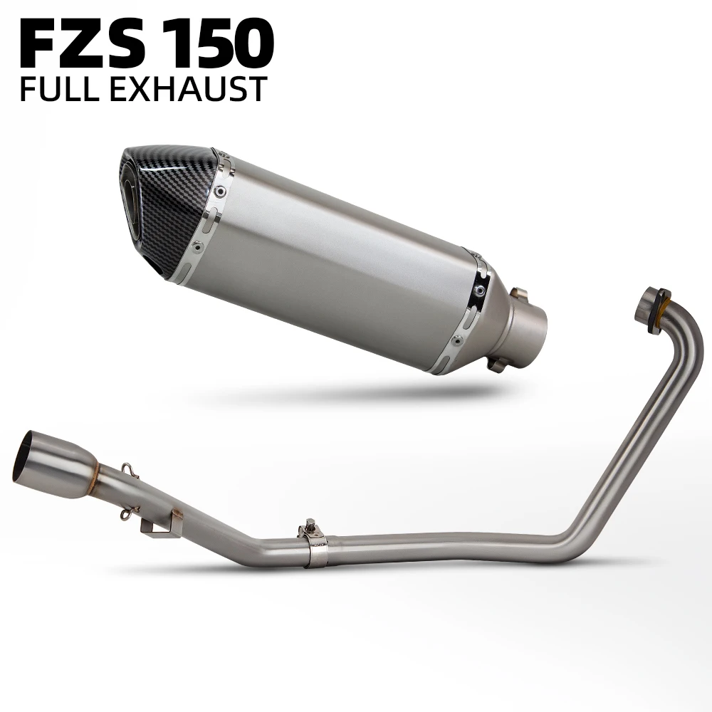 

FZS150 exhaust manifold For Yamaha FZ150 FZ15 FZS150 FZ 150 S150 Motorcycle exhaust system street bike muffler with DB Killer