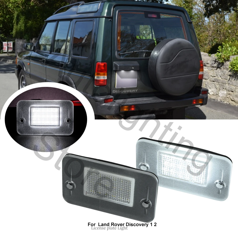 

2 шт. для Land Rover Discovery 1 2 1994-1999 2000-2004 TD5 фонарь номерного знака заднего номерного знака автомобиля