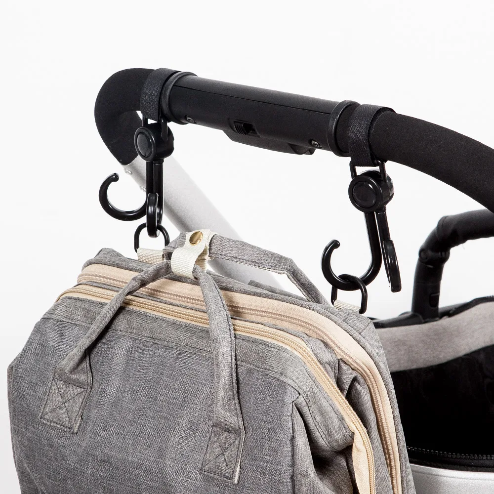 2 Teile/satz Haken Für Kinderwagen Auto Warenkorb Haken Baby Kinderwagen Zubehör Drehen 360 Grad Haken Kinderwagen Organizer Tasche Aufhänger