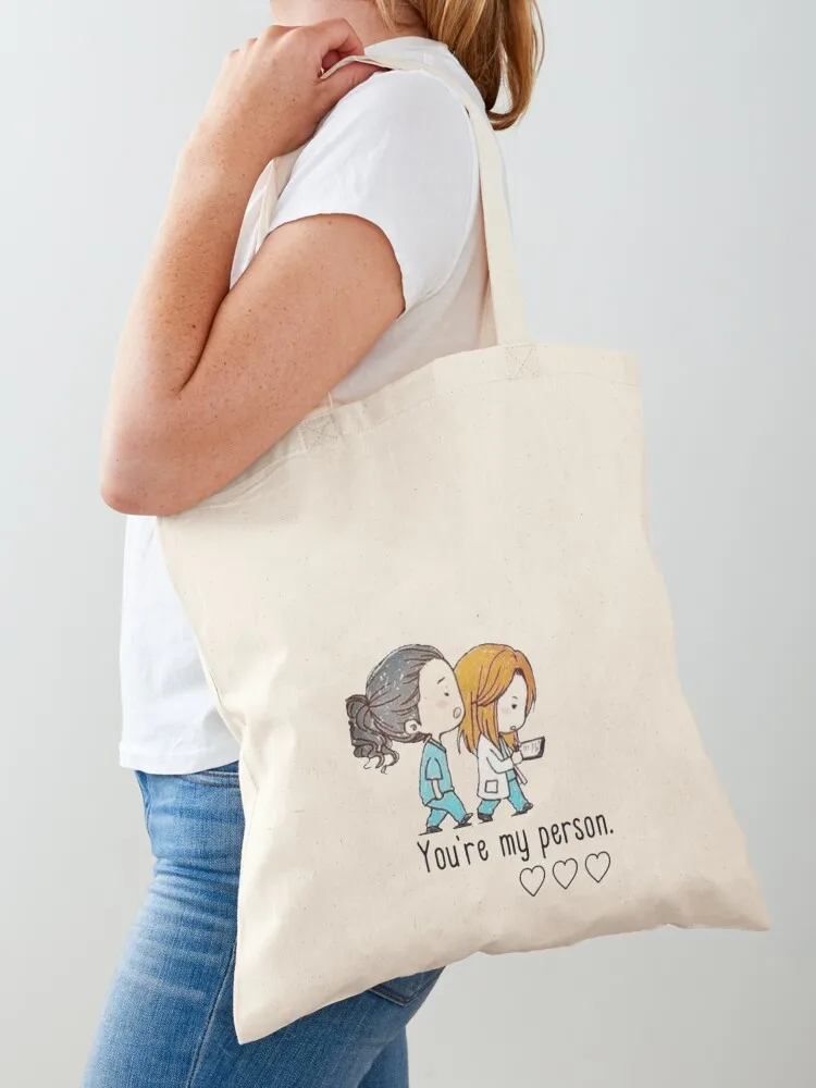 

My Person Tote Bag tote bag custom Canvas bag for women tote men's hand