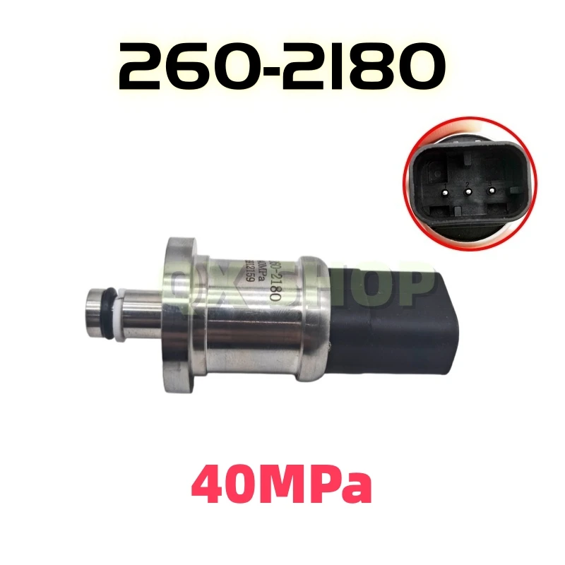 260-2180 2602180 High Pressure Sensor Switch 40Mpa for Caterpillar CAT Excavator E312D E315D E320D E330D hydraulic pump