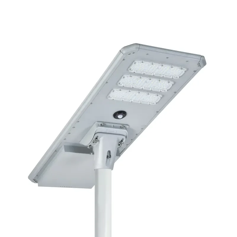 2026 New Design All-in-One Solar Powered Street Light 80W 150W with Lithium Battery High Brightness for Highway Parking Lot