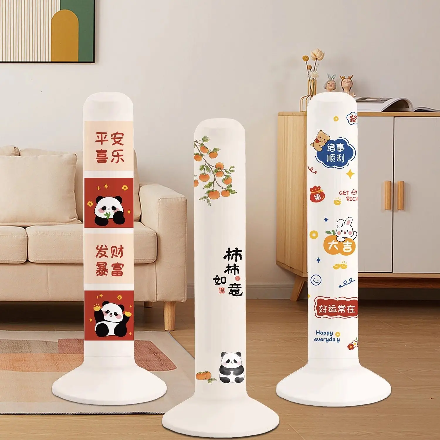 

Full-Paaging Dust-Proof Cover for Floor-Standing Tower Fan Protective Sve for Standing Cylinder-aped Fan