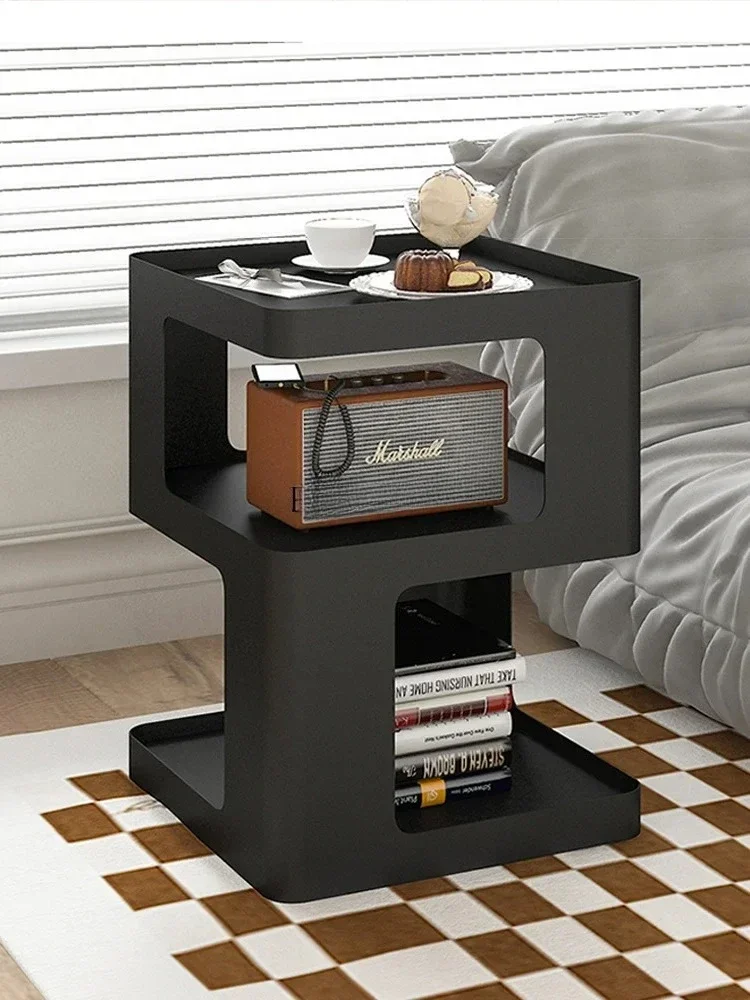 A Light luxury sofa edge several personalized creative geometric design Nordic modern simple side cabinet