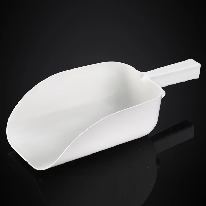 Plastic Ice Shovel Supermarket Rice Flour Food Shovel Milk Tea Shop Food Shovel Thickened Transparent