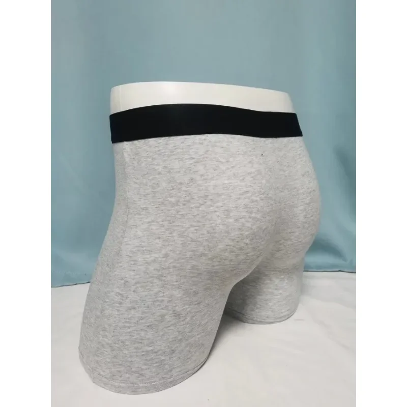 Cuecas respiráveis sexy masculinas, controle acolchoado de algodão, shorts boxer de cintura média, roupa íntima masculina confortável, cuecas boxer para homens