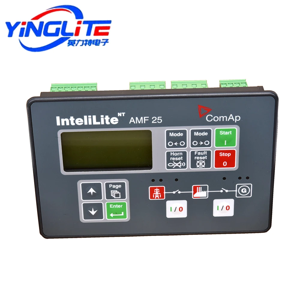 Imagem -02 - Diesel Auto Start Controller Módulo de Controle Gerador Compatível com Amf25 Amf-20 Mrs10 Amf-20