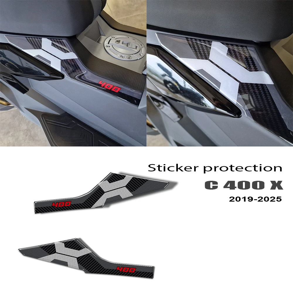 

Motorcycle 3D resin sticker protects the side of the fuel tank For C 400 X C400 X compatible C400X 2019-2025