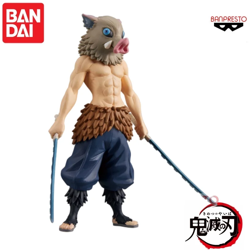 

В наличии: Оригинальный статичный фигурка-конструктор Bandai Banpresto по аниме Demon Slayer: Хашибира Иноске в дорожном костюме (серия "Trip Outfit Prizes Garage Kit")
