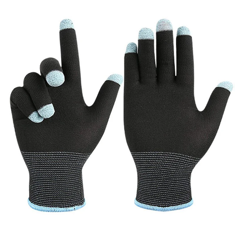 1 Pair Touch Screen Gaming Gloves, Warm Winter Finger Cots For Precise Mobile Operation