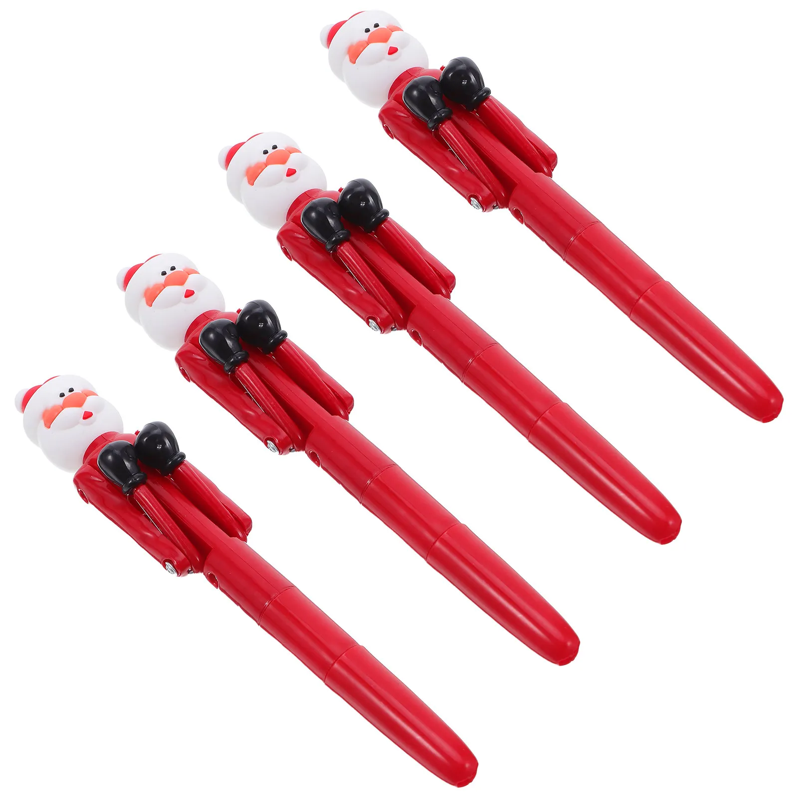 4Pcs Interactive Ballpoint Pen Novelty Christmas Writing Tool for Home Office School Supplies Xmas Stocking Fillers
