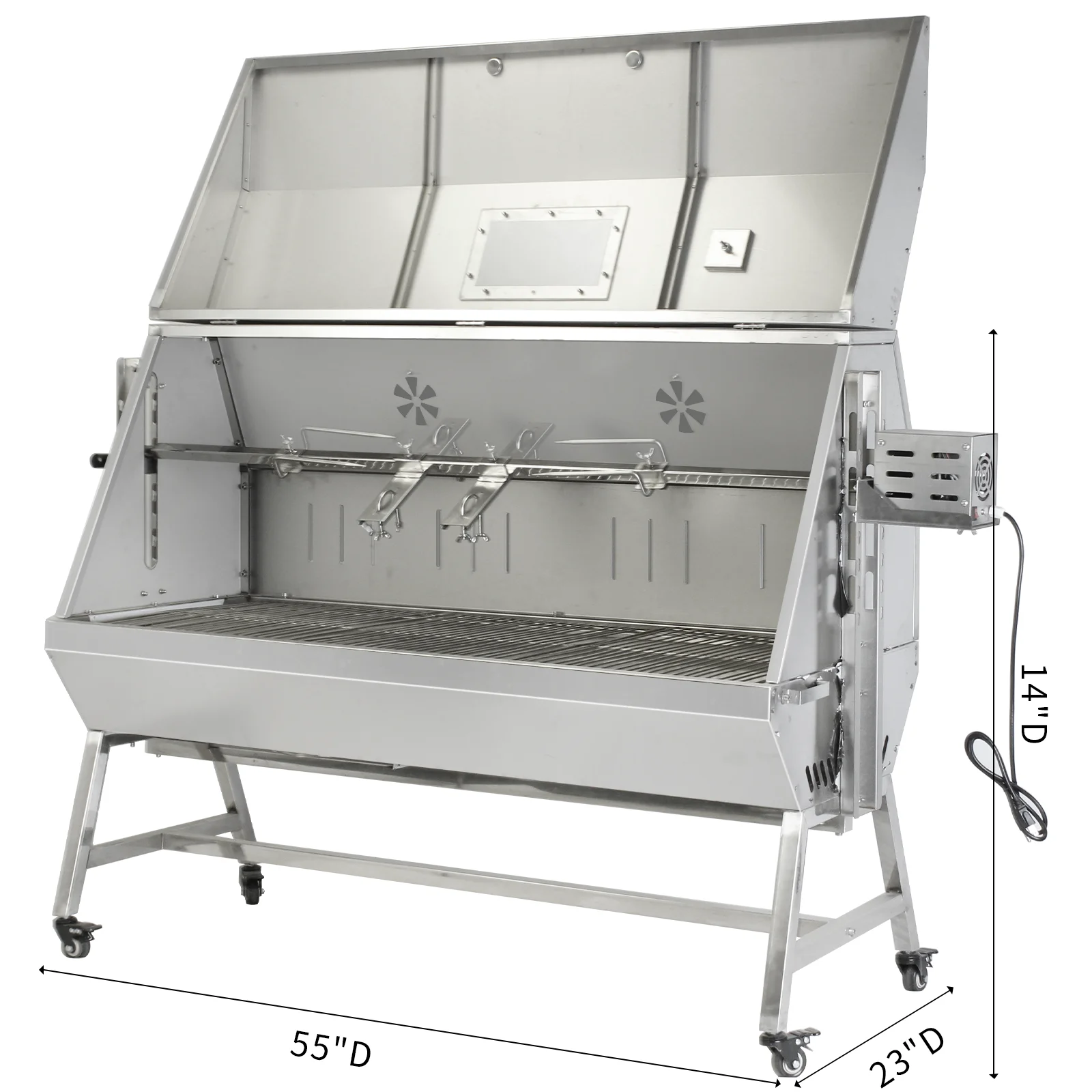 【Hot Sale】2026-Grote RVS Geit  - Electric Smoker Bbq recensie en prijs