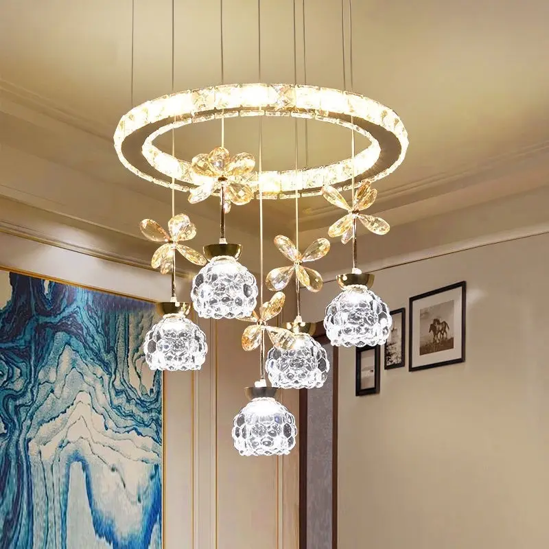 Modern LED Simple Creative Personality Ceiling Chandeliers Living Dining Room Home Decor Hanging Light Luster Fixtures