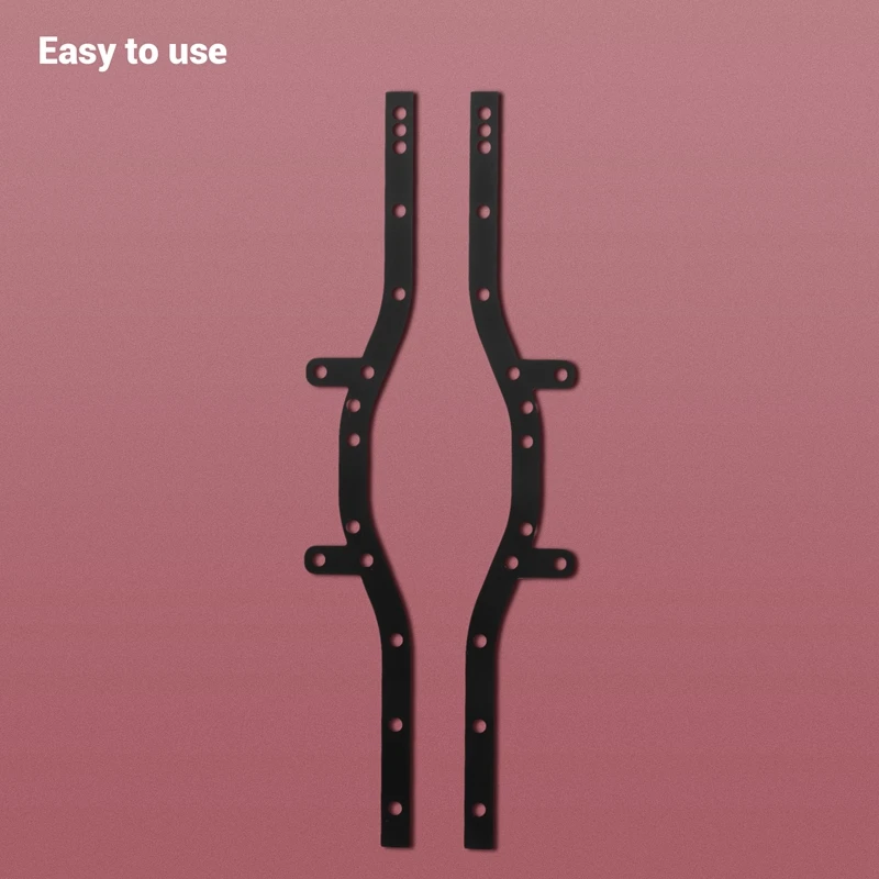 

2Pcs Metal Chassis Girder Side Frame Chassis For WPL C14 C24 C24-1 1/16 RC Car Upgrade Parts Accessories-AT35