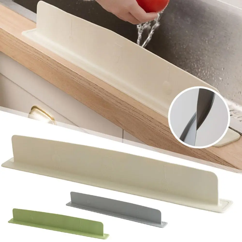 

Silicone Water Blocking Plate For Sink Kitchen Sink Countertop Proof Water Blocking Strip Wash Basin Waterproof Strip