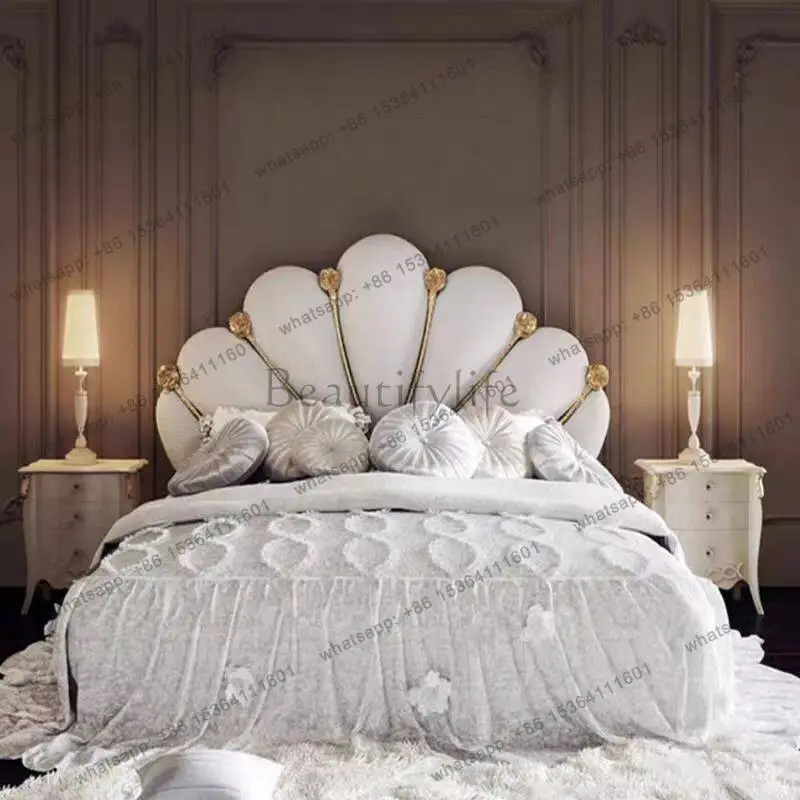 Organizer Sheet Double Bed Frame Upholstered Bases Headboards Double Bed Monster Daybed Camas De Dormitorio Furniture
