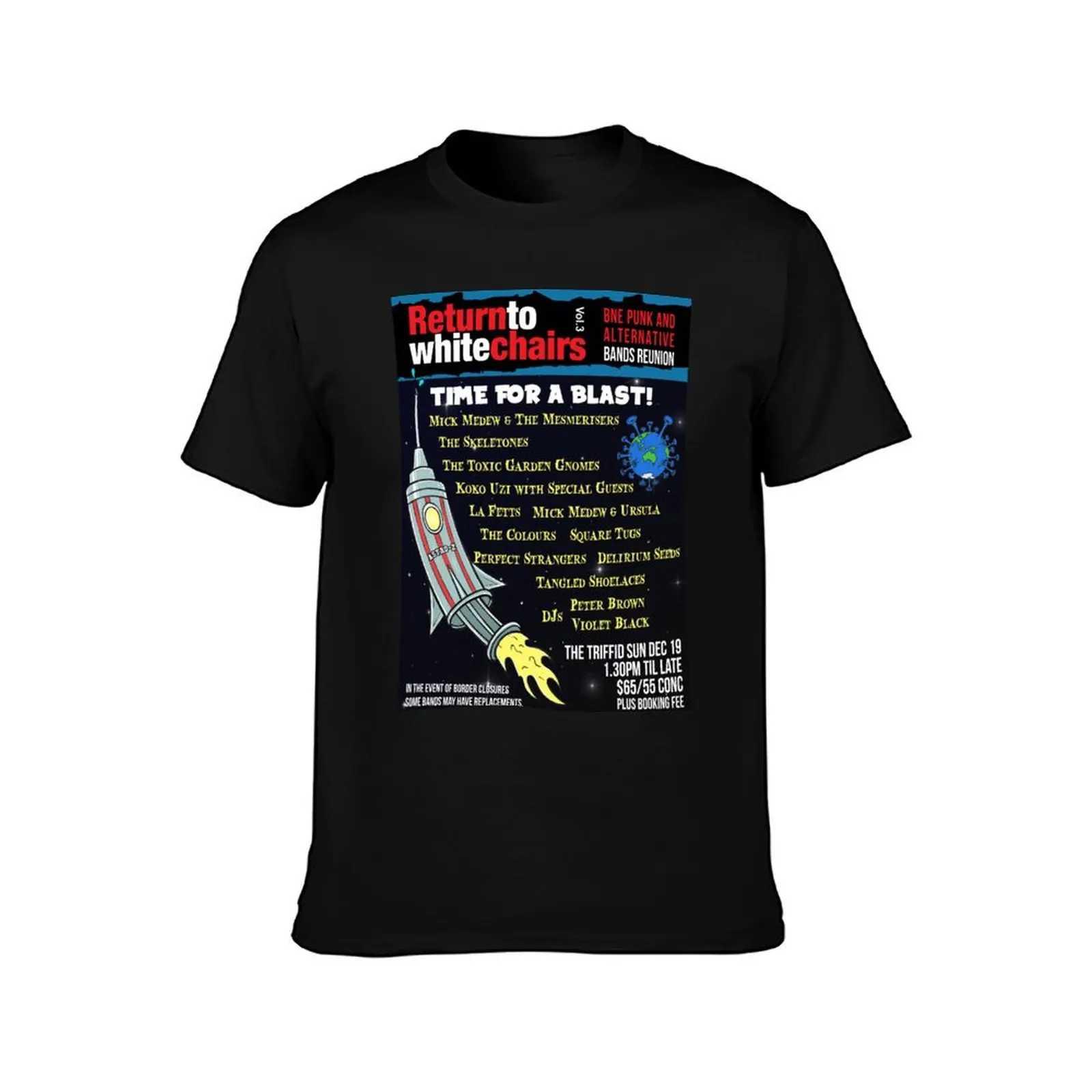 RETURN TO WHITE CHAIRS VOL 3 T-Shirt Summer Casual Cotton Tee Oversized Streetwear Tops Vintage Graphic Print 100% Cotton