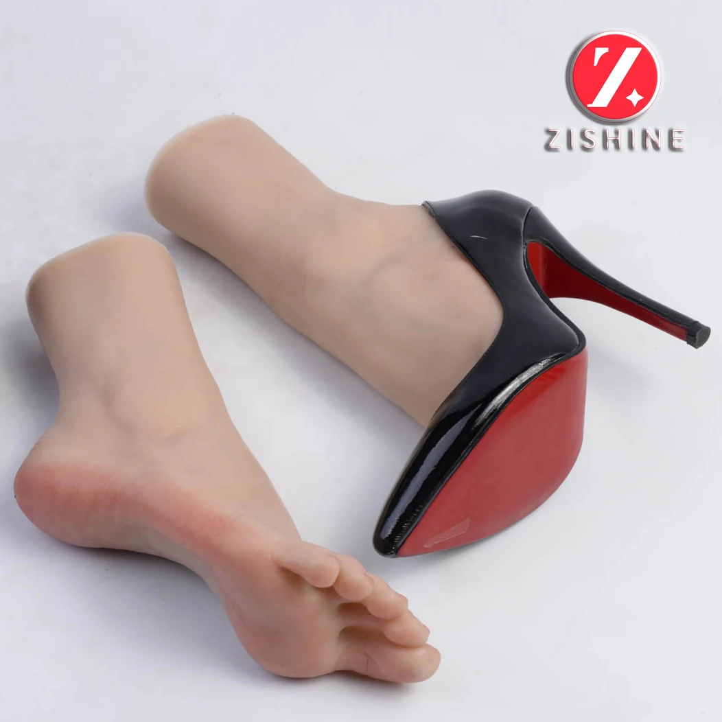 

Женская силиконовая модель ног, имитация человеческой куклы, реквизит для ног, реквизит для стрельбы, дисплей для обуви, медицинская живопись, массаж TG360