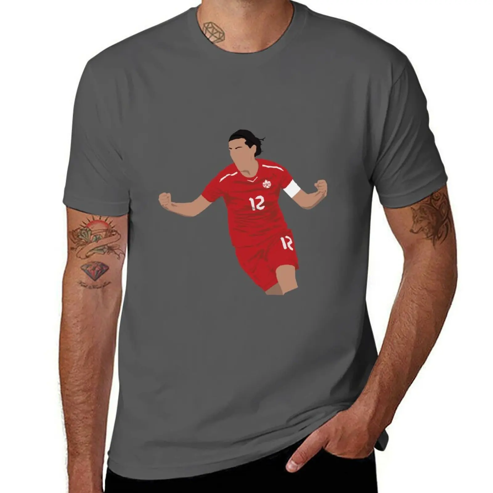 

Christine Sinclair T-Shirt cotton t shirt man anime tshirt T-Shirt