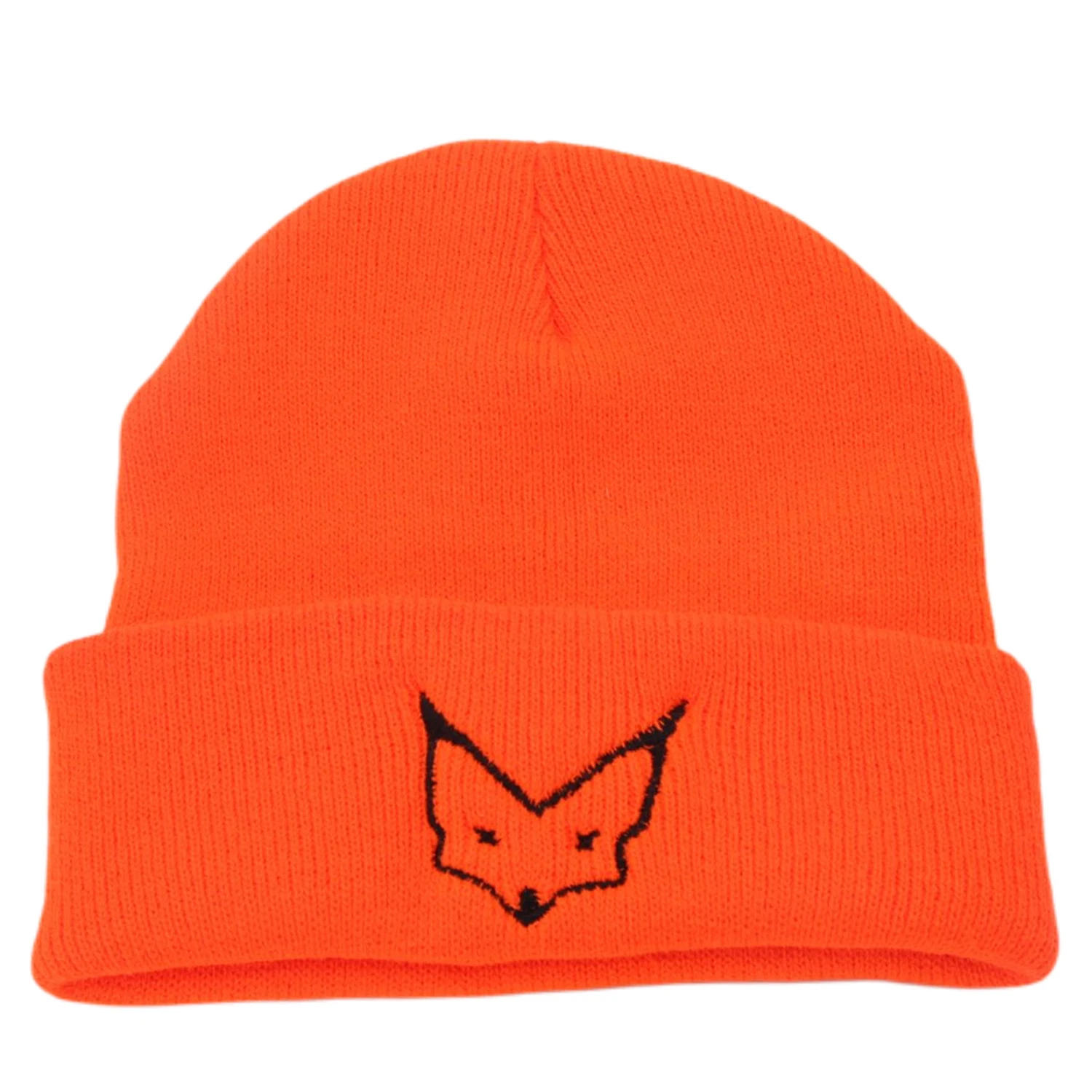 Rauw Alejandro Beanie hat Fox Acrylic Knitted hats Reggae Embroidery Beanies Winter  Warm Soft Unisex