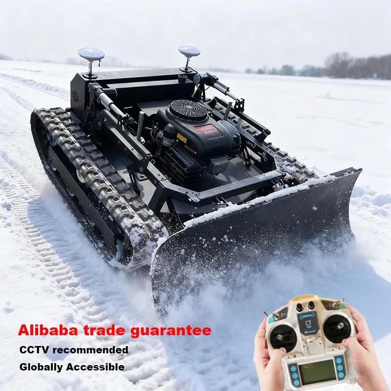 

GPS Remote Control SnowPlow Snow For Parking Lot All Season Smart Cleaning Machine With App Control
