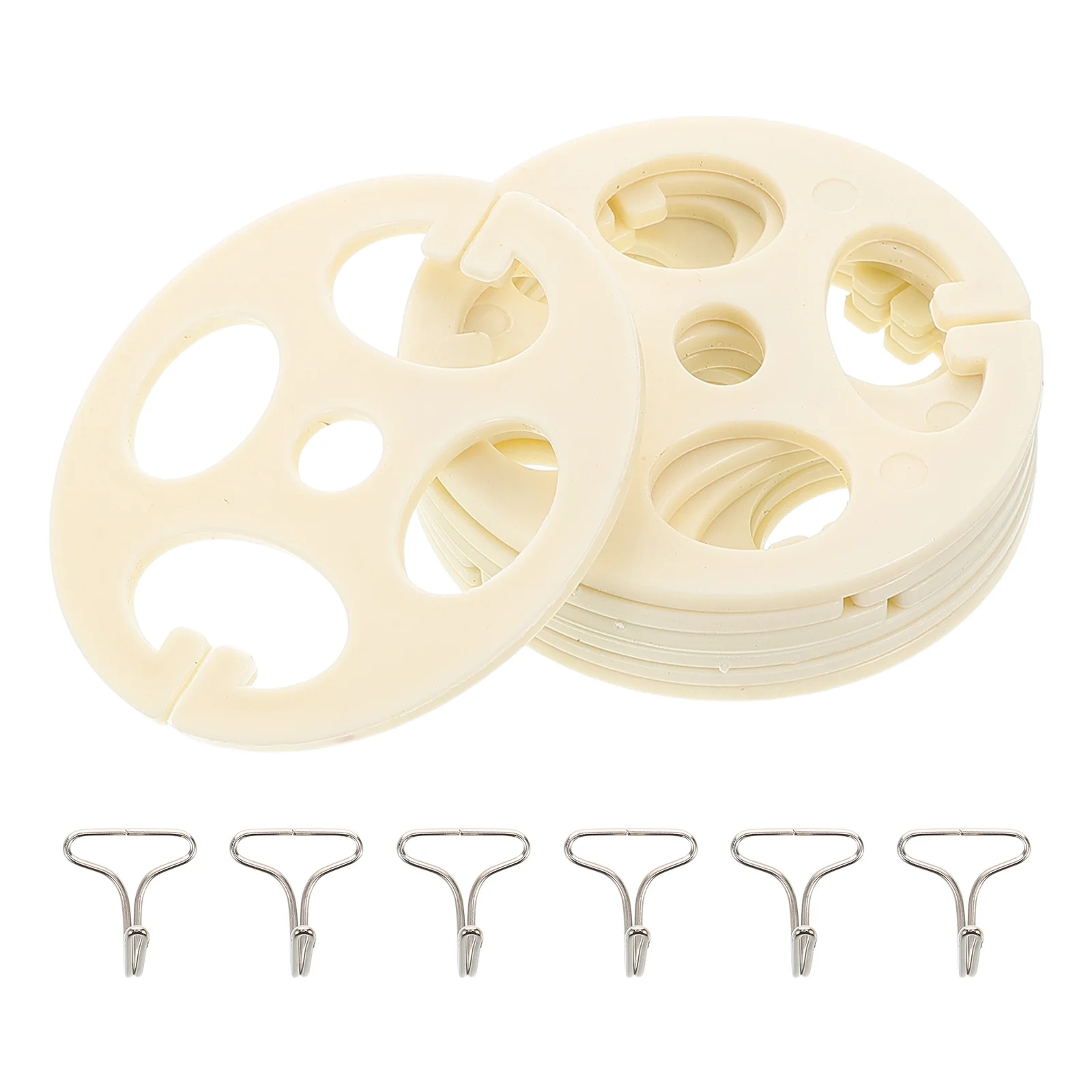 

6Set Metal Seat Seat Cover Plum Plate Durable Easy Install Multifunctional Universal Compatibility Fastener