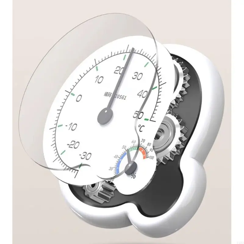 Precisions Indoor Climate Control Device Temperature Humidity Gauges for Households Office Workers Gardeners & Pet Owners