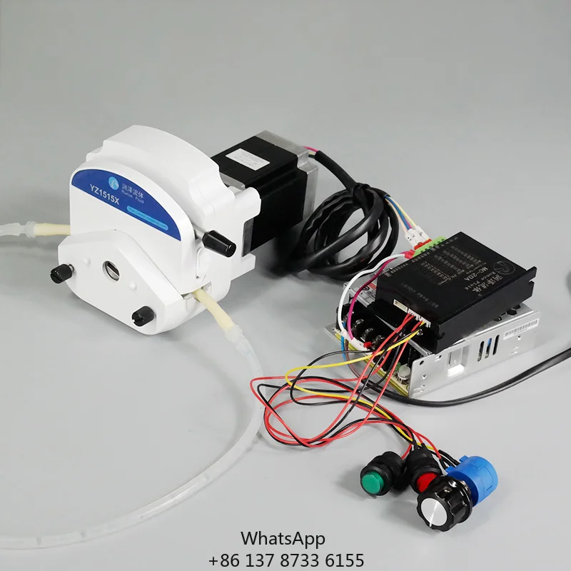 Nucleic Acid Reagent Vial Filling 24v Stepper Motor Small Peristaltic Pump Mini Bottle Filling Pump Machine