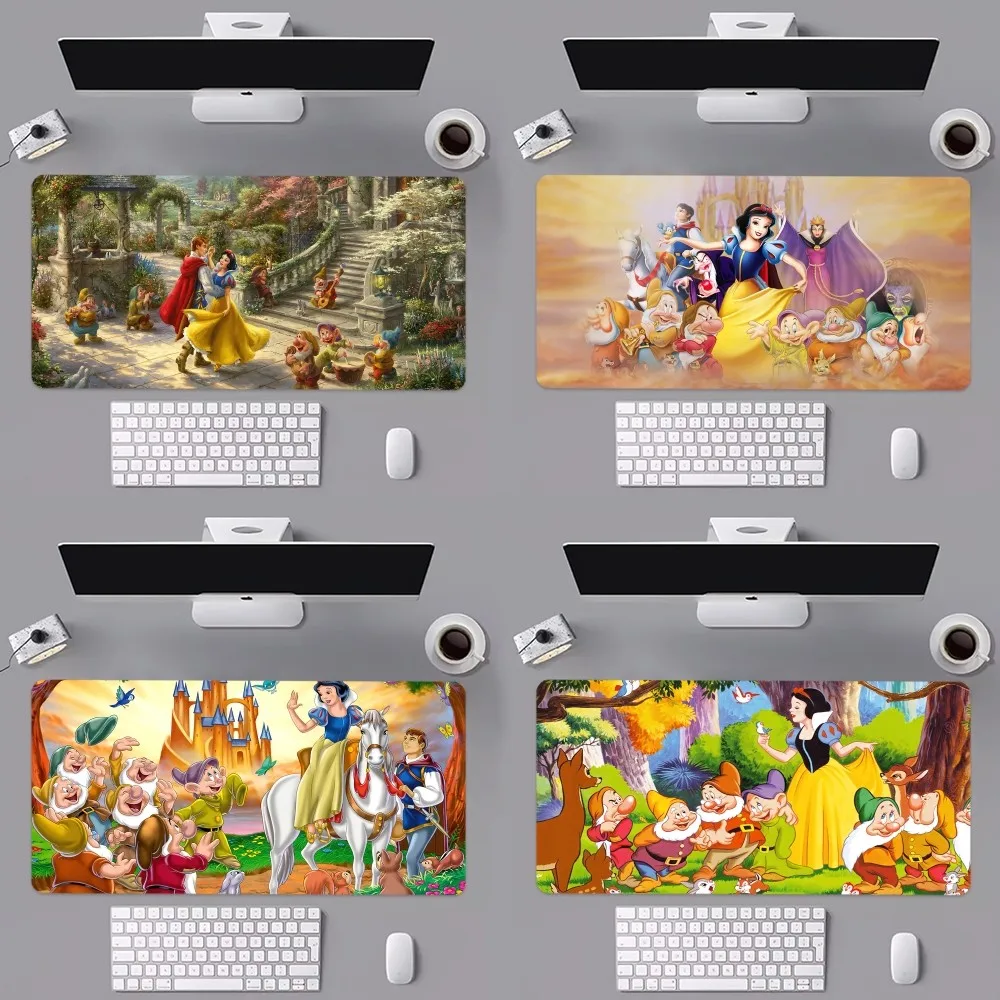 MINISO Disney Snow White and the Seven Dwarfs Mousepad Computer Laptop Gamer Pad PC Gaming Accessories Desk Mats