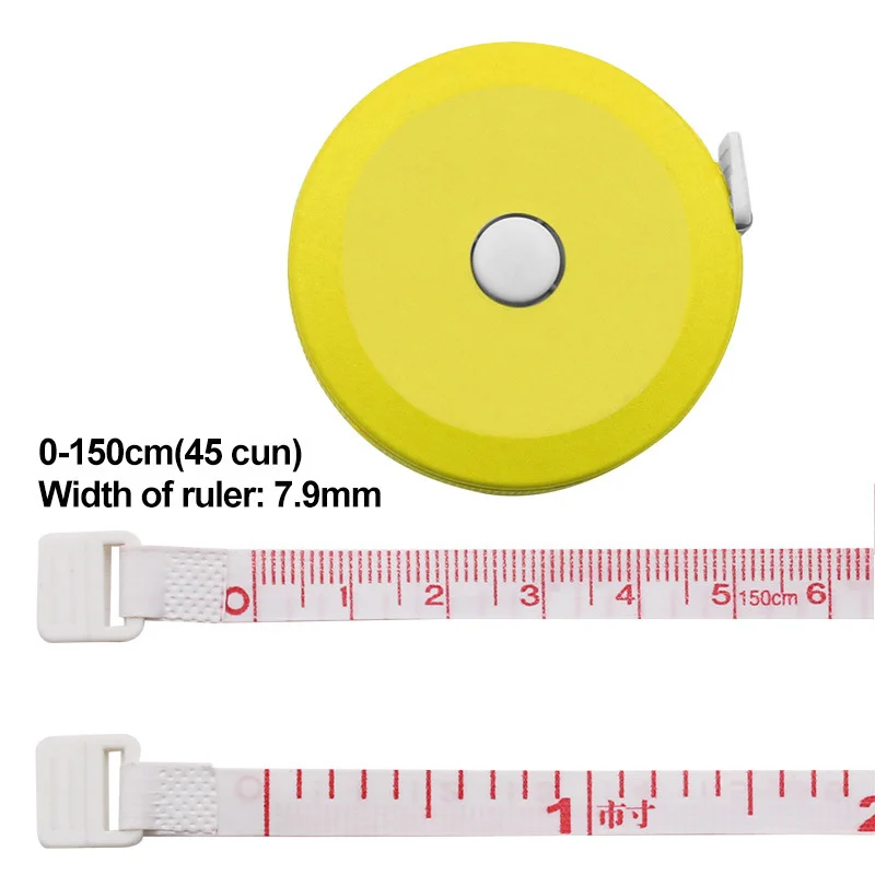 Flexible 1.5m Tape Soft Measure CM Inch Double Scale Body Ruler Measurement Sewing Tailor Craft Tool