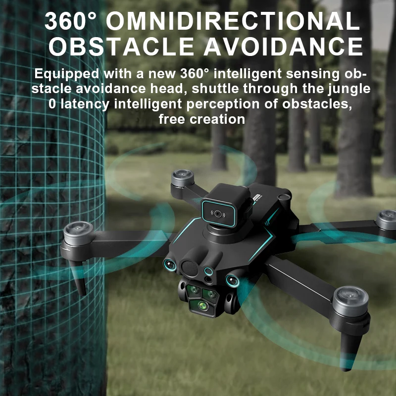 โดรน DWI D22 8K FPV RC พร้อมกล้อง WIFI HD มอเตอร์ไร้แปรงพับได้ Quadcopter รักษาระดับความสูง หลบหลีกสิ่งกีดขวาง ของขวัญ ของเล่น