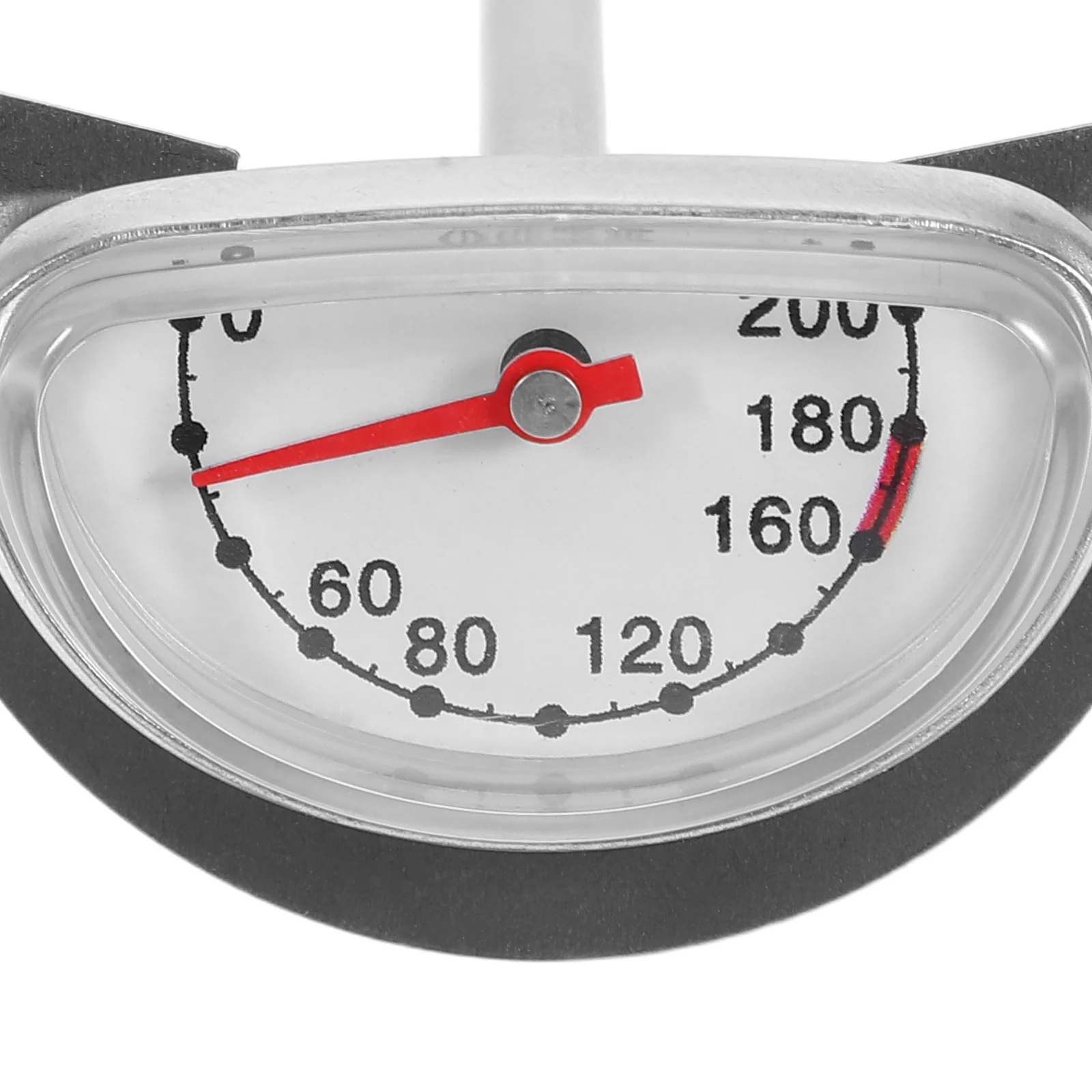 ميزان حرارة عميق من الفولاذ المقاوم للصدأ للزيت للقلي والخبز والطبخ واللحوم والأسماك ومقياس درجة حرارة المطبخ عالي الدقة واسع