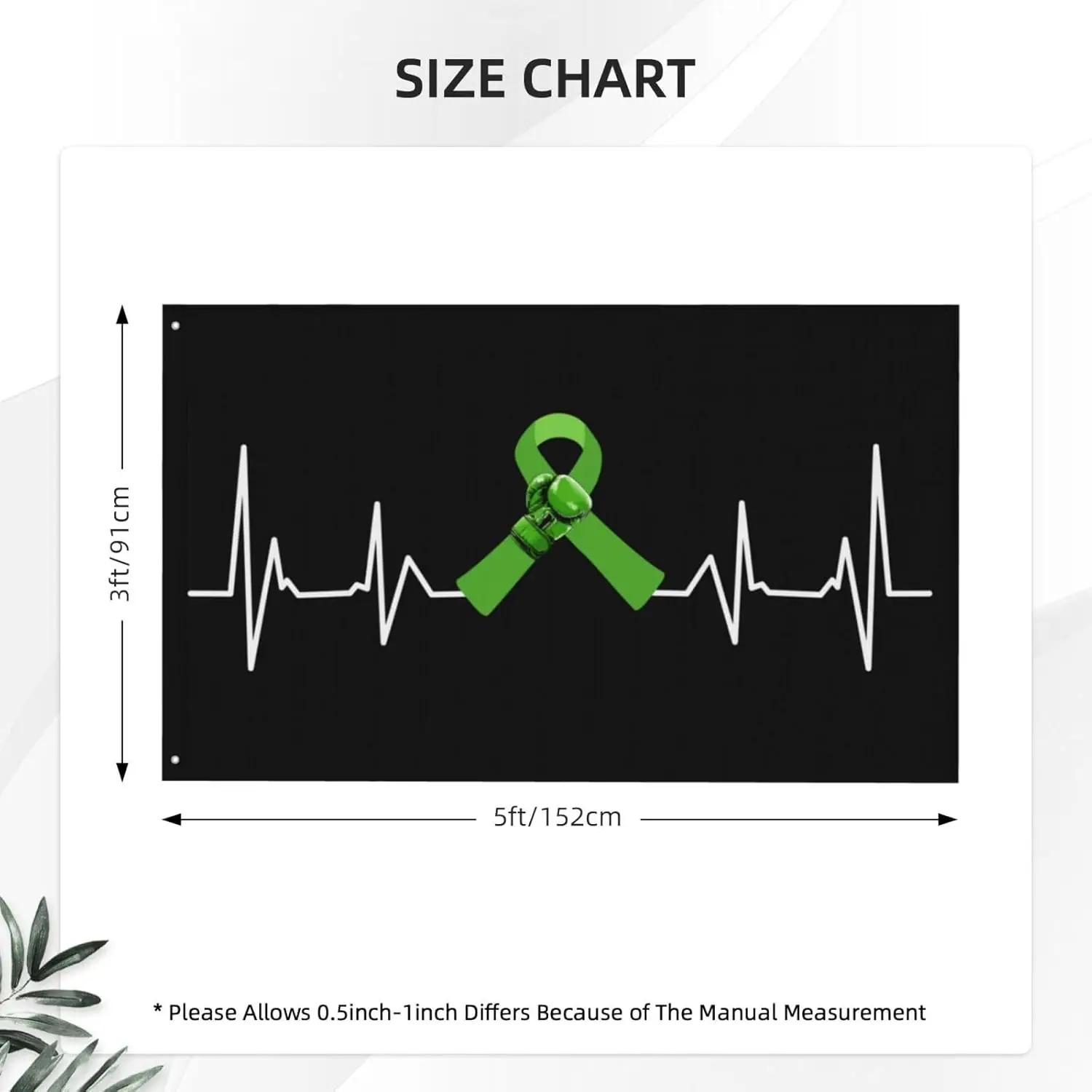 Flagicts 100% Polyester Transplant Recipient Heartbeat - Saved By An Organ Donor Heavy Duty Flags
