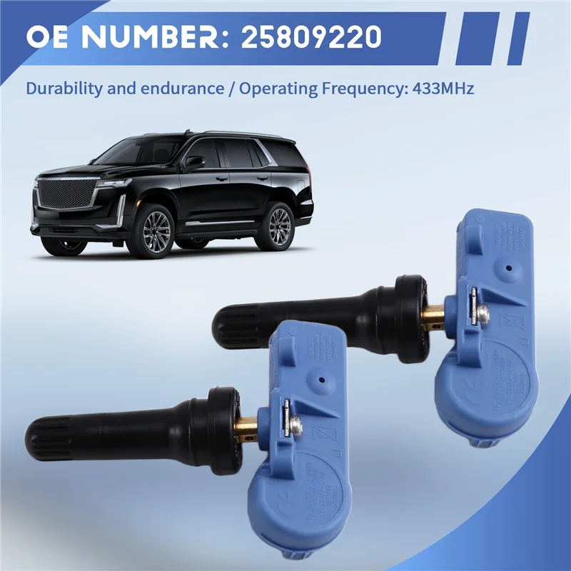 AB96-bandenspanningssensor voor Cadillac 25809220 Bandenspanningssensor voor Cadillac TPMS-sensor