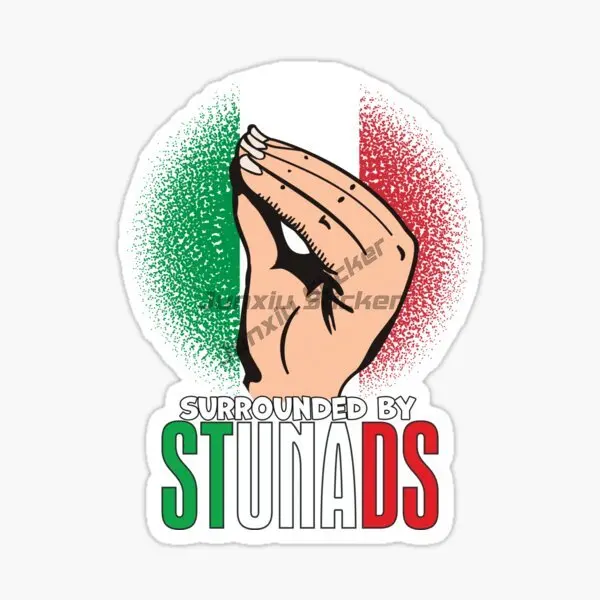 Creative Sicily Italy Flag Emblem Car Sticker Laptop Truck Camper Wall Bicycle Vinyl Self-adhesive Waterproof Sunscreen Decals