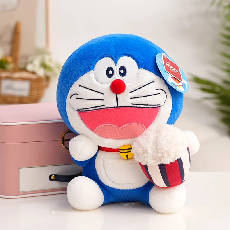 Pluszak Doraemon Seria Deserów Zabawka Nobita Lizak Pączek Pyszny Ciasto Popcorn