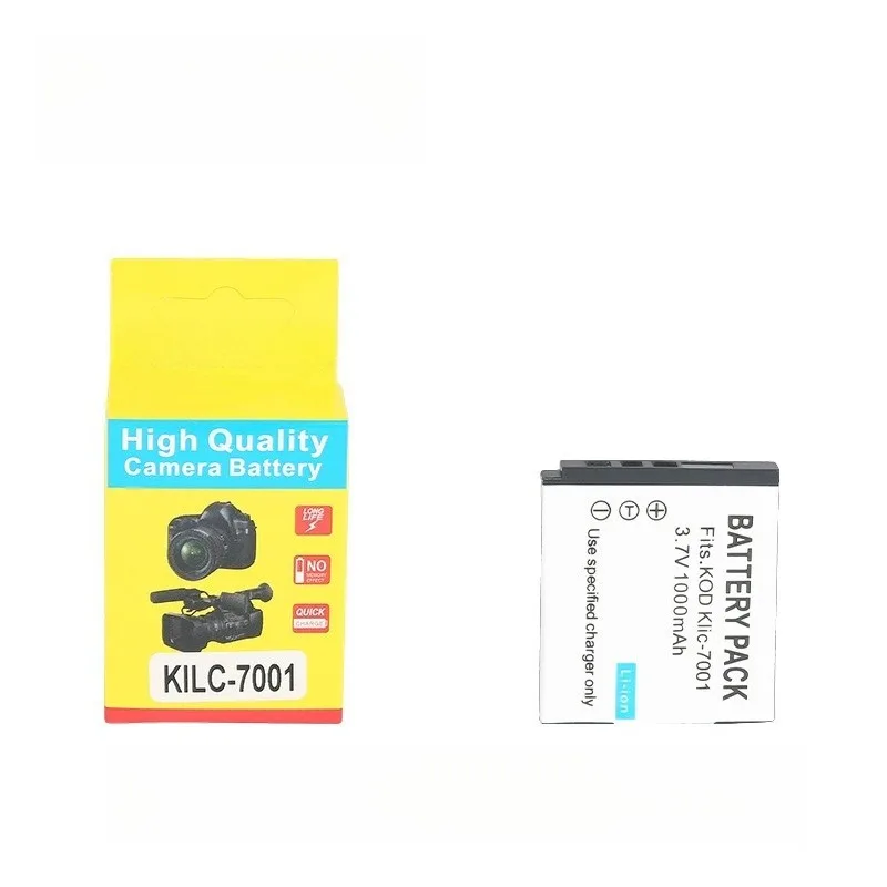 بطارية عالية السعة 1000 مللي أمبير في الساعة K7001 KLIC-7001 لكاميرا Kodak EasyShare V610 V705 V550 V570 M753 M763 M853 الرقمية