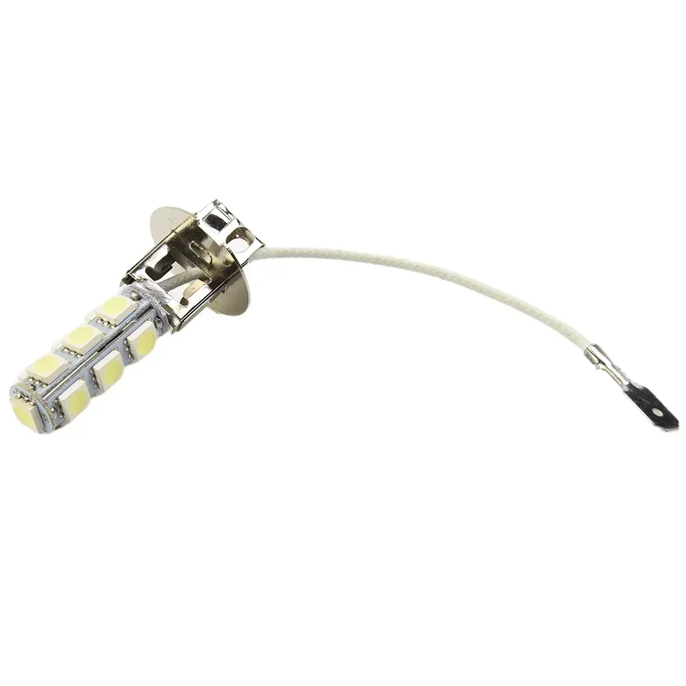 

2X H3 LED 12V 13SMD Car Modified Light Fog DRL Driving Lamp Flashlight Torches Bulbs Super Bright Headlight