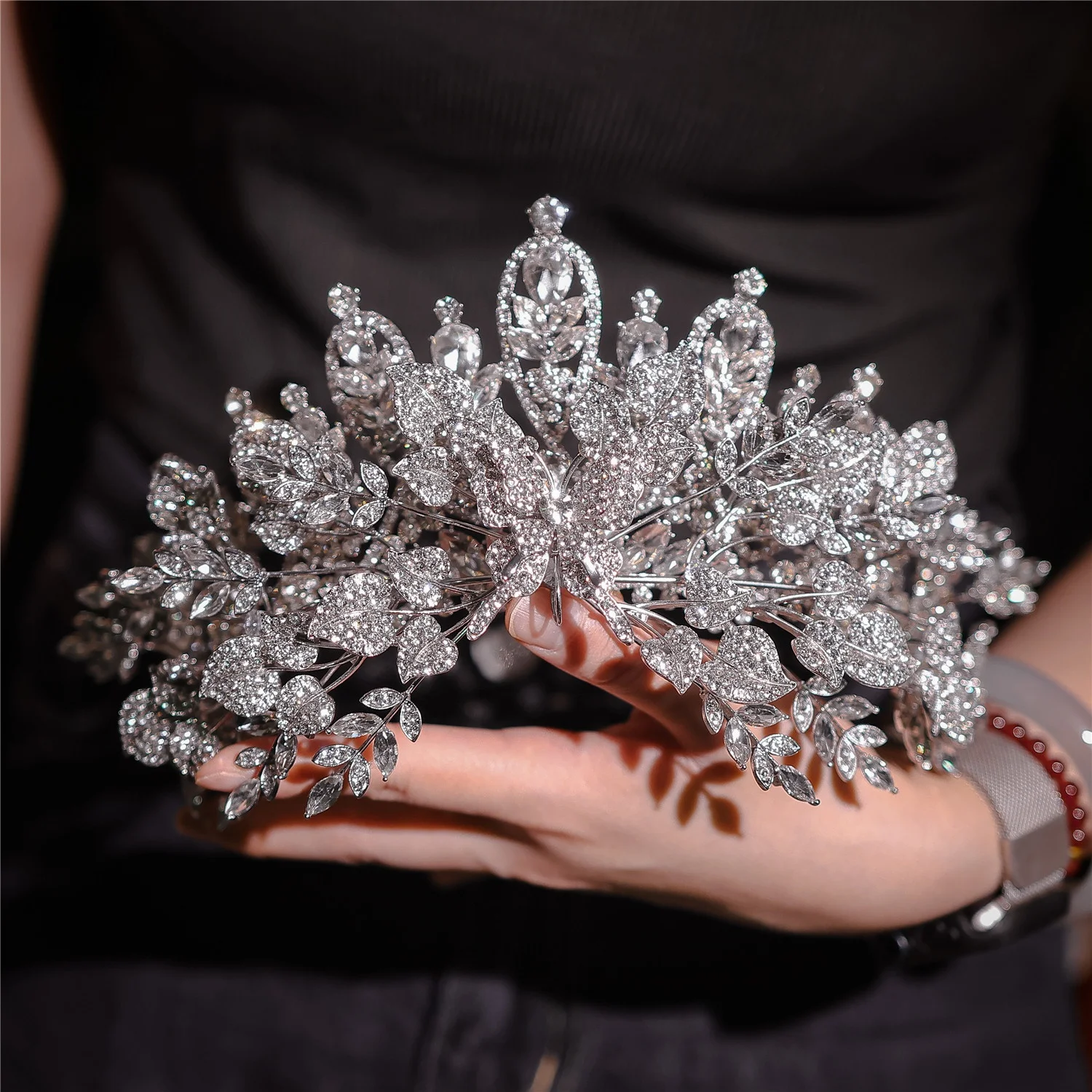 heavy-work-wedding-crown-headwear-princess-style-dressing-up-hair-accessories-korean-fashion-bridal-gown-matching