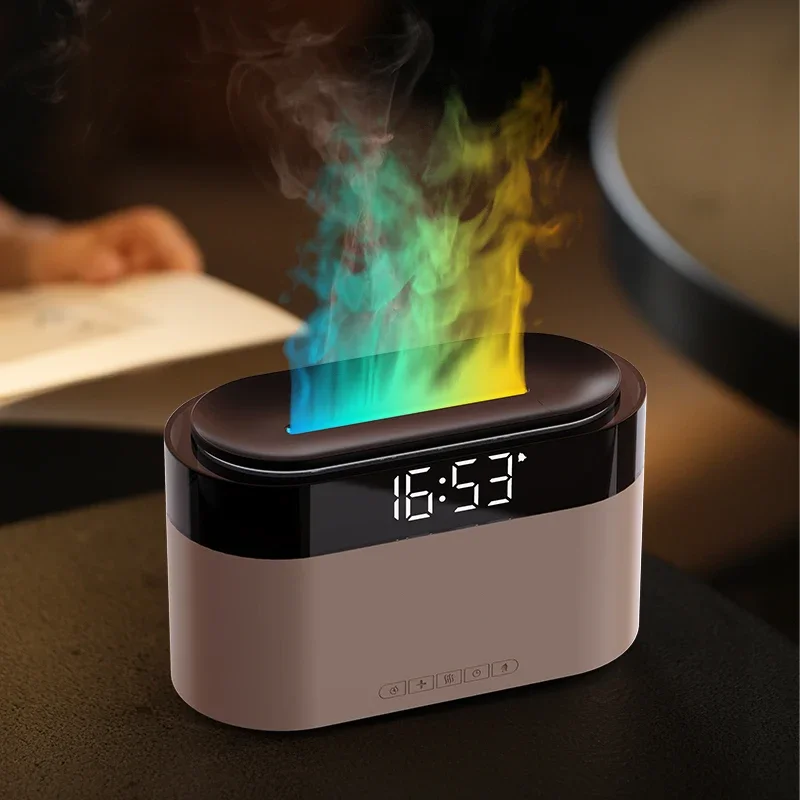

Новый увлажнитель воздуха для дома, красочная лампа, зарядка через USB, пульт дистанционного управления, распылитель эфирного масла, аромадиффузор с будильником, увлажнители