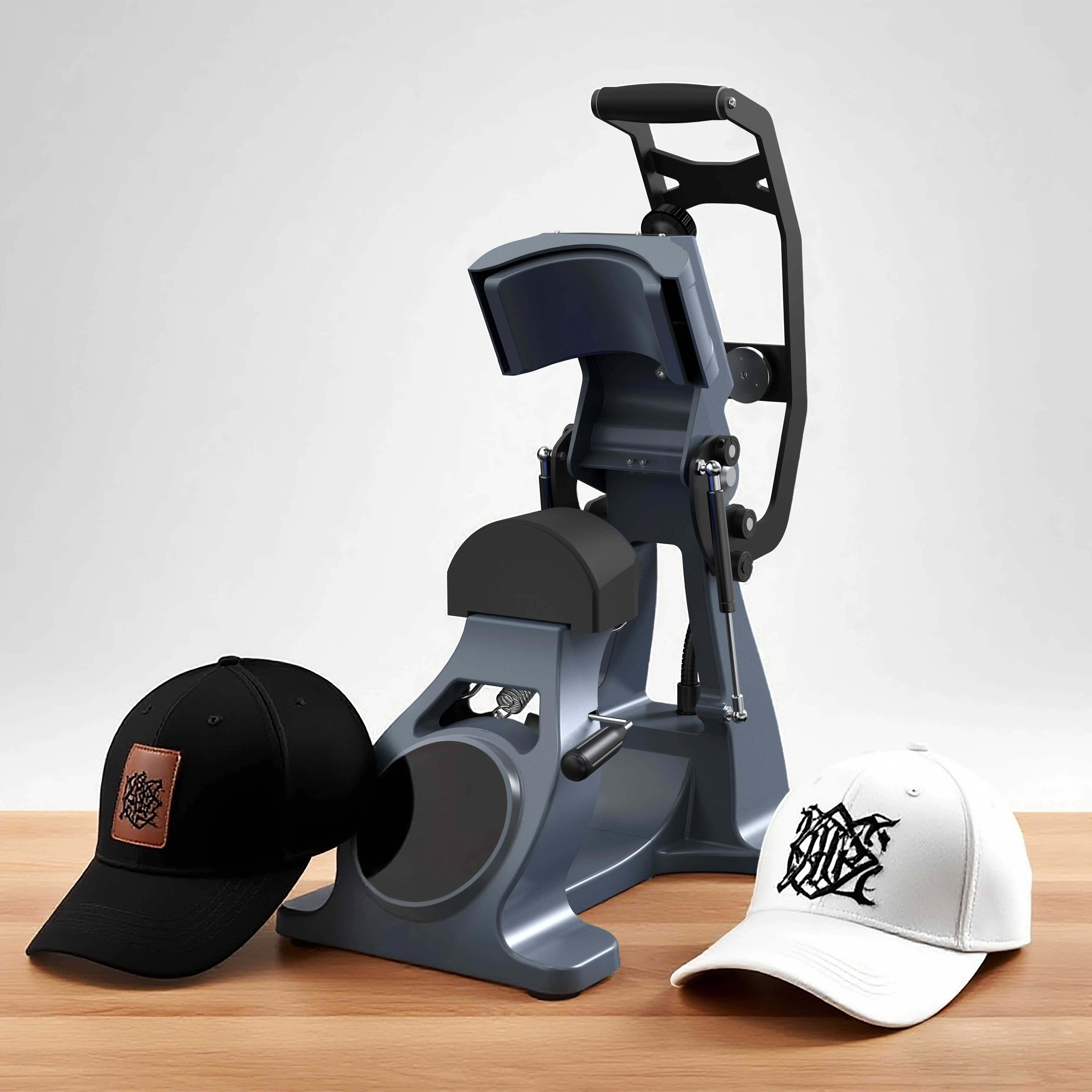 Automatic Dual Heat Hat Press Auto Open Hat Heat Press for Caps Transfer