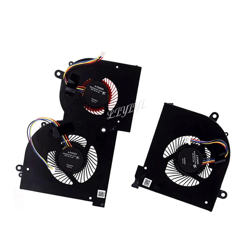 New CPU Cooling Fan GPU Cooler Fan Replacement for MSI GS65 GS65VR WS65 P65 MS-16Q1 MS-16Q2 MS-16Q3 MS-16Q4 MS-16Q5