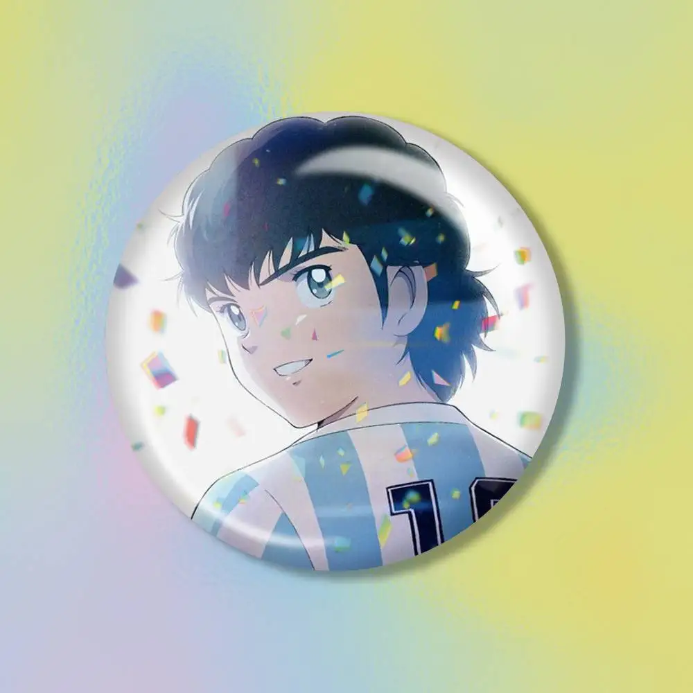 Anime C-captain Tsubasa  Brooch Metal Decorative Brooch Pins for Backpack Clothes Jacket Accessories,Souvenir.