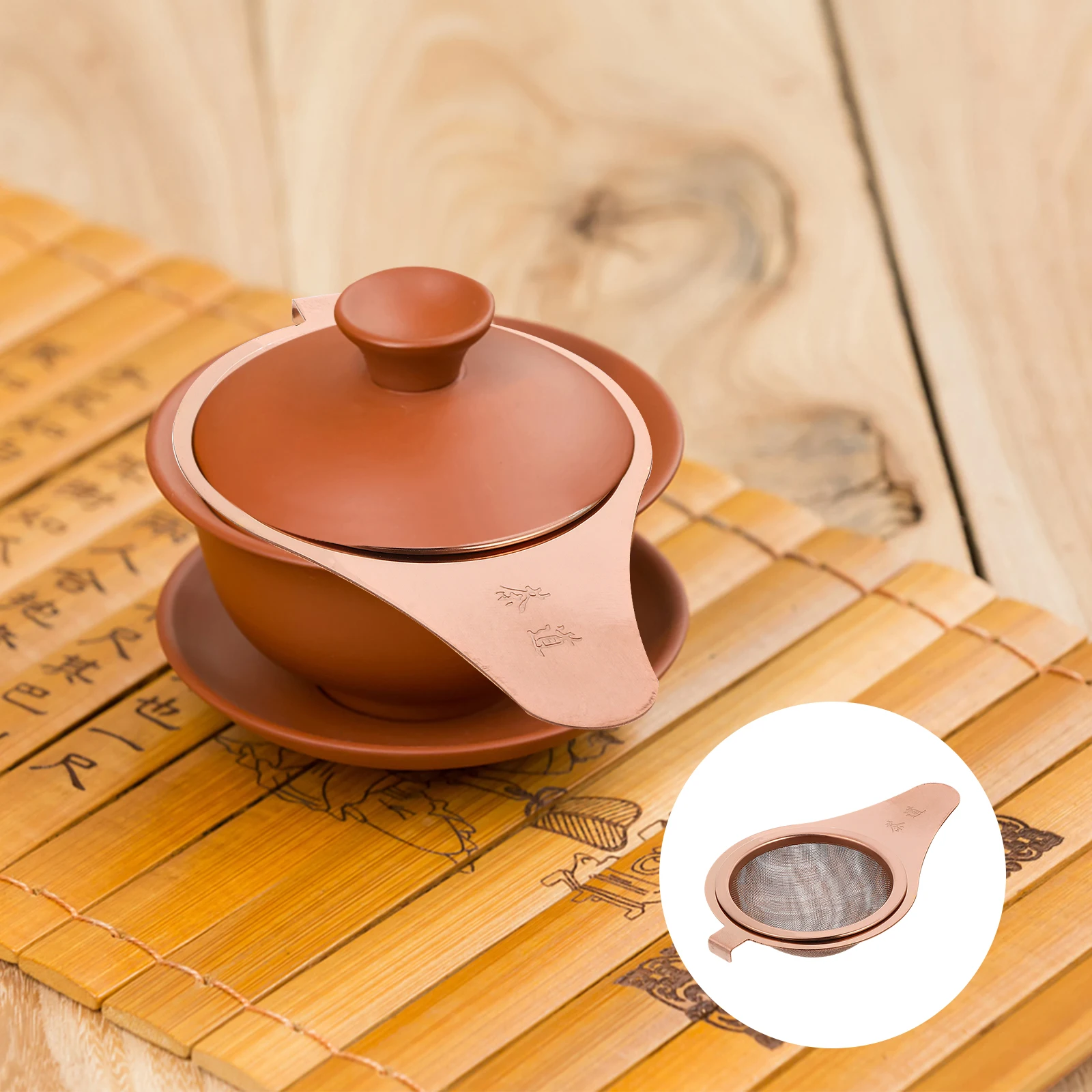 

1pc Stainless Steel Strainer Fine Mesh Loose Leaf Strainer Rust Resistant Tea Filter for Spices Metal Tea Infuser Sieve