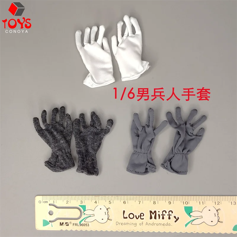 BROWN ART 1/6 Skala Männliche Handschuhe Finger Handschuhe Zubehör Modell Fit 12'' Männliche Soldat Action Figur Körper Puppen