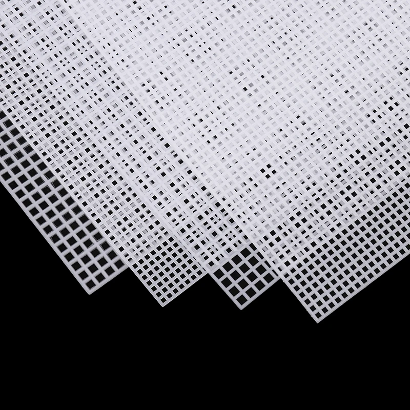 New Handcraft Latch Hook Bags Made Plastic Grid Hook Crafts Accessory Plastic Mesh Cloth For Bag Rug Thread Hook Craft Supplies